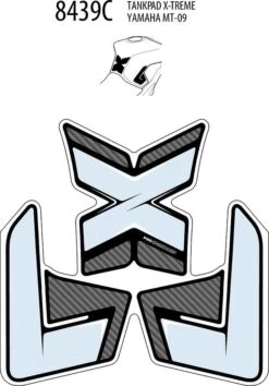 Puig Tankprotectieset 3-delig Yamaha MT-09 (13-) -Goedhart Motoren 2 8439c 6dcf