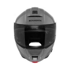 Schuberth C5 Motorhelm -Goedhart Motoren C5 donkergrijs detail 2 caef