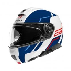 Schuberth C5 Master Motorhelm 11 Schuberth C5 Master Motorhelm -Goedhart Motoren C5 master wit blauw voorzijde a9da