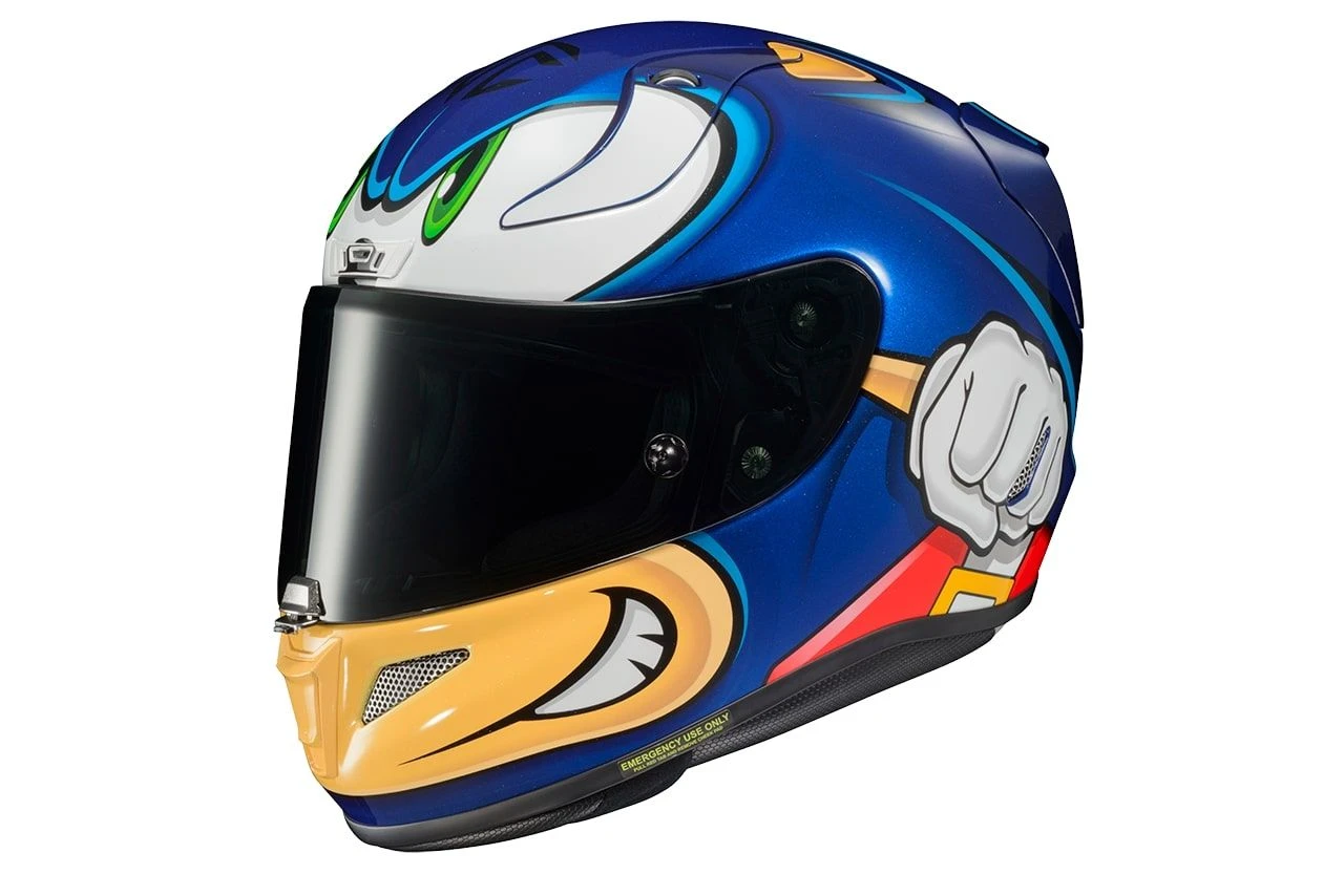 HJC RPHA 11 Sonic Sega Motorhelm 6 HJC RPHA 11 Sonic Sega Motorhelm - Afbeelding 4