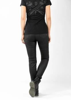 John Doe Betty Biker Jeggings Zwart Motorbroek -Goedhart Motoren john doe betty biker jeggings black jdj4009 achterkant d1b0
