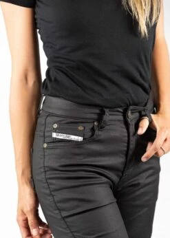 John Doe Betty Biker Jeggings Zwart Motorbroek -Goedhart Motoren john doe betty biker jeggings black jdj4009 broekzak 7228