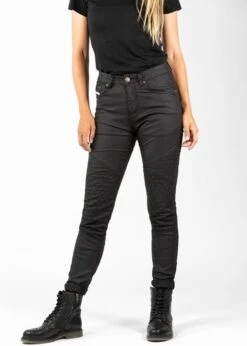 John Doe Betty Biker Jeggings Zwart Motorbroek -Goedhart Motoren john doe betty biker jeggings black jdj4009 voorkant 0b84