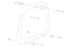 SW-Motech Adapterkit Topkoffer/bagagerek GIVI Trekker