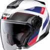 Nolan N40-5 Pivot Motorhelm -Goedhart Motoren nolan n40 5 pivot wit blauw rood 0f1e