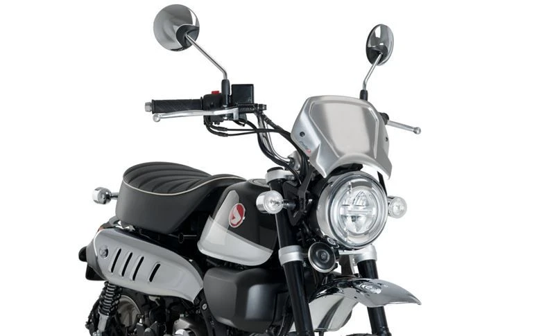 Puig Windscherm Aluminium Zilver Honda Monkey 125 (19-) 3 Puig Windscherm Aluminium Zilver Honda Monkey 125 (19-)