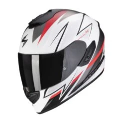 Scorpion Exo-1400 Evo Air Thelios Motorhelm -Goedhart Motoren scorpion exo 1400 evo air thelios wit c2b1